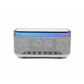 Denver CRQ-225 Rádiós ébresztőóra Bluetooth funkcióval és vezeték nélküli töltéssel - Szürke