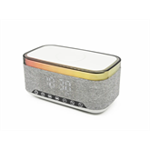 Denver CRQ-225 Rádiós ébresztőóra Bluetooth funkcióval és vezeték nélküli töltéssel - Szürke