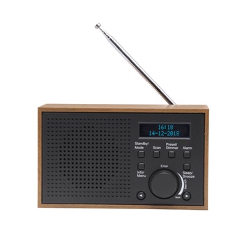 Denver DAB-46DGR - DAB+ rádió beépített FM rádióval - Sötétszürke - Bemutató termék
