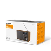 Denver DAB-46DGR - DAB+ rádió beépített FM rádióval - Sötétszürke - Bemutató termék