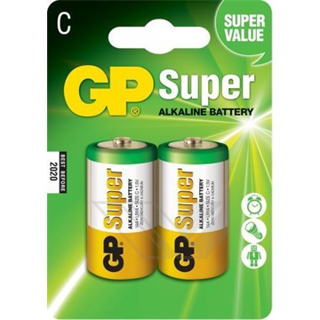 GP Super alkáli C baby elem - 2db/csomag