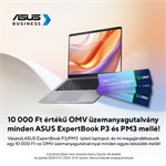 Év végi lendület az Asus ExpertBookokkal - ajándék OMV utalvánnyal!