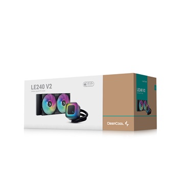 DeepCool LE240 V2 - Vízhűtés - Fekete - R-LE240-BKAMMC-G-2