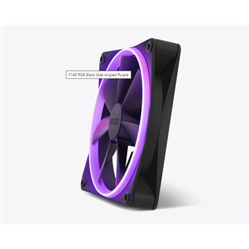 NZXT F140 RGB - 140mm - fekete - RF-R14SF-B1