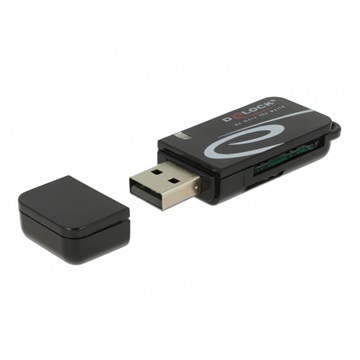 Delock 91602Mini USB 2.0 kártyaolvasó SD és Micro SD csatlakozó felülettel