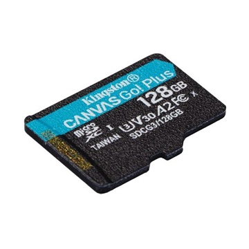 Kingston 128GB SD micro Canvas Go! Plus (SDXC Class 10 UHS-I U3) (SDCG3/128GBSP) memória kártya