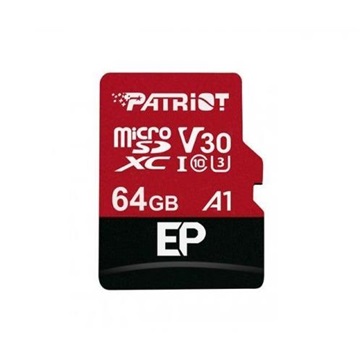 Patriot Ep Series microSDHC 64GB + Adapter - PEF64GEP31MCX