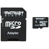 Patriot Lx Series microSDHC 32GB Class10 + Adapter - PSF32GMCSDHC10