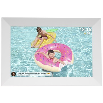 Denver PFF-1024WMK2 10,1" Smart photoframe with FRAMEO software - Fehér