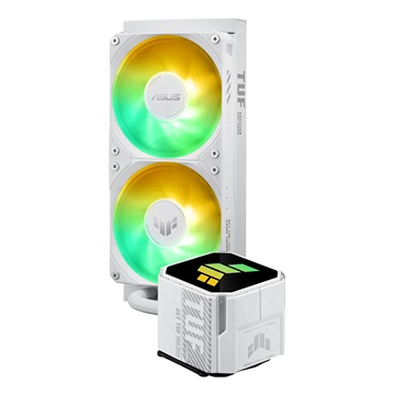 ASUS TUF GAMING LC III 240 - ARGB - Vízhűtés - Fehér