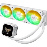 ASUS TUF GAMING LC III 360 - ARGB LCD White Edition - Vízhűtés - Fehér