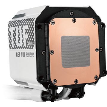 ASUS TUF GAMING LC III 360 - ARGB LCD White Edition - Vízhűtés - Fehér