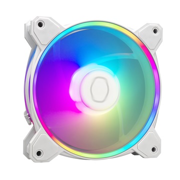 Cooler Master - Case Fan - 12cm - MasterFan MF120 Halo2 - Fehér - MFL-B2DW-213P2-R2