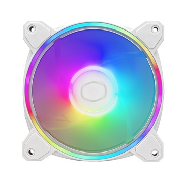 Cooler Master - Case Fan - 12cm - MasterFan MF120 Halo2 - Fehér - MFL-B2DW-213P2-R2