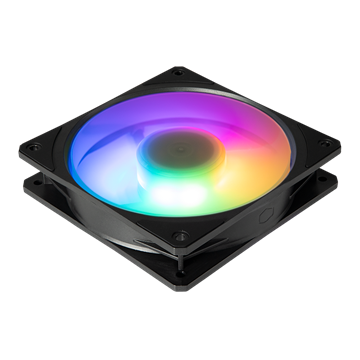 Cooler Master - Case Fan - 12cm - Mobius 120P ARGB 3-Pack Fan Kit - MFZ-M2DN-243P2-R1