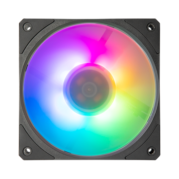 Cooler Master - Case Fan - 12cm - Mobius 120P ARGB 3-Pack Fan Kit - MFZ-M2DN-243P2-R1