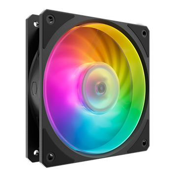 Cooler Master - Case Fan - 12cm - Mobius 120P ARGB 3-Pack Fan Kit - MFZ-M2DN-243P2-R1