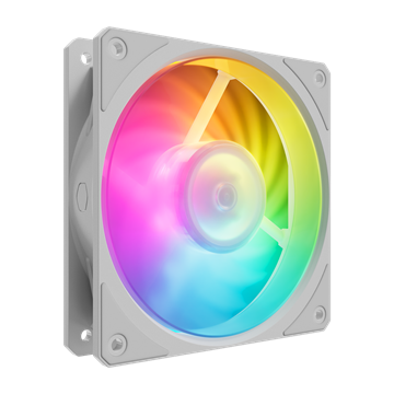 Cooler Master - Case Fan - 12cm - Mobius 120P ARGB White Fan - MFZ-M2DW-24NP2-R1