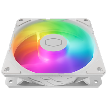 Cooler Master - Case Fan - 12cm - SickleFlow Edge 120 ARGB White Edition - MFX-B2DW-25NP2-R2