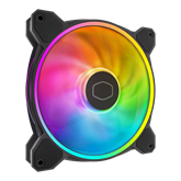 Cooler Master - Case Fan - 14cm - MasterFan MF140 Halo2 - Fekete - MFL-B4DN-16NP2-R2