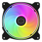 Cooler Master - Case Fan - 14cm - MasterFan MF140 Halo2 - Fekete - MFL-B4DN-16NP2-R2