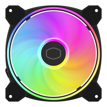 Cooler Master - Case Fan - 14cm - MasterFan MF140 Halo2 - Fekete - MFL-B4DN-16NP2-R2