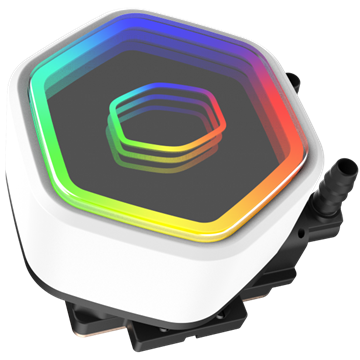 Cooler Master - MasterLiquid 240 Core II White Edition - Vízhűtés/univerzális - MLW-D24M-A18PA-RW
