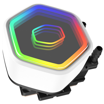 Cooler Master - MasterLiquid 360 Core II White Edition - Vízhűtés/Univerzális - MLW-D36M-A18PA-RW