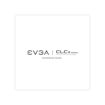 EVGA -  CLC 240 mm All-In-One RGB LED CPU Vízhűtés/univerzális - 400-HY-CL24-V1