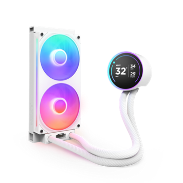 NZXT - Kraken Elite 240 RGB V2 - Vízhűtés - 240mm - Fehér - RL-KR24E-W2