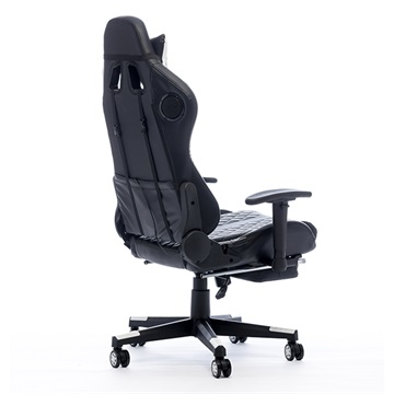 ByteZone CARBON masszázs-bluetooth hangszóró gaming szék - fekete
