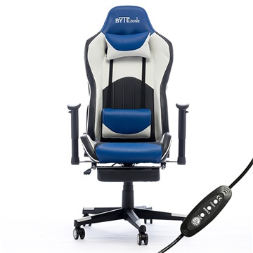 ByteZone DOLCE masszázs gaming szék - fekete-kék