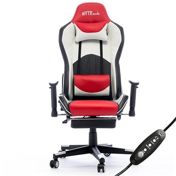 ByteZone DOLCE masszázs gaming szék - fekete-piros