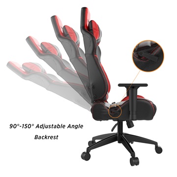 Gamdias Achilles E1-L gaming szék - Fekete/Piros