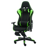 LC Power LC-GC-702BG-FF Gaming szék  - Fekete/Zöld