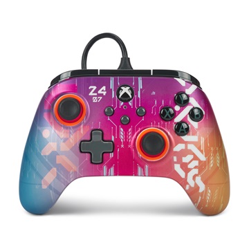 PowerA Advantage vezetékes Xbox Series X|S kontroller - Cyber Style