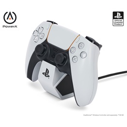 PowerA Play Station 5 DualSense vezeték nélküli kontroller töltőállomás - fehér