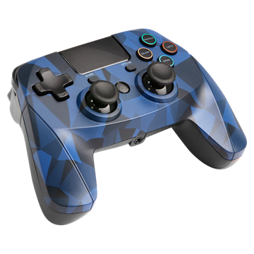 Snakebyte PS4 GamePad 4 S - vezeték nélküli kontroller - kék terepmintás