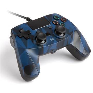 Snakebyte PS4 GamePad 4 S - vezetékes kontroller - kék terepmintás