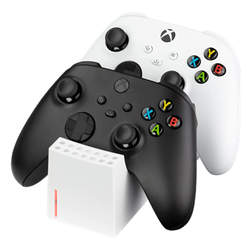 Snakebyte Twin Charge SX töltőállvány Xbox Series X konzolokhoz - fehér