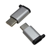Gigapack adapter USB Type-C dugó – Micro USB aljzat, adatátvitel és töltés, ezüst