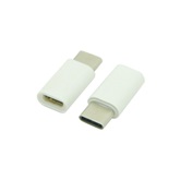 Gigapack adapter USB Type-C dugó – Micro USB aljzat, adatátvitel és töltés, fehér