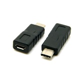 Gigapack adapter USB Type-C dugó – Micro USB aljzat, töltés, fekete