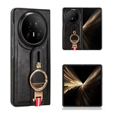 Gigapack műanyag védőtok tartógyűrűvel, fekete