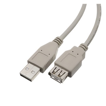 Gigapack toldókábel USB Type-A dugó – USB Type-A aljzat, 180 cm, szürke