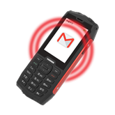 HAMMER 4 2,8" Dual SIM csepp-, por- és ütésálló mobiltelefon - piros - Bontott termék