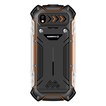 HAMMER Boost LTE 2,4" 256MB/64GB bővítési lehetőség Dual SIM csepp-, por- és ütésálló mobiltelefon - fekete/narancssárga