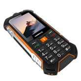 HAMMER Boost LTE 2,4" 256MB/64GB bővítési lehetőség Dual SIM csepp-, por- és ütésálló mobiltelefon - fekete/narancssárga
