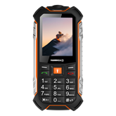 HAMMER Boost LTE 2,4" 256MB/64GB bővítési lehetőség Dual SIM csepp-, por- és ütésálló mobiltelefon - fekete/narancssárga