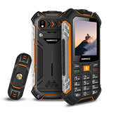 HAMMER Boost LTE 2,4" 256MB/64GB bővítési lehetőség Dual SIM csepp-, por- és ütésálló mobiltelefon - fekete/narancssárga
